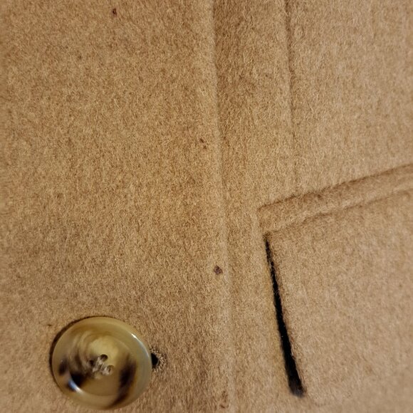 Saks Fifth Avenue Camel Hair Coat - Picture 3 of 6